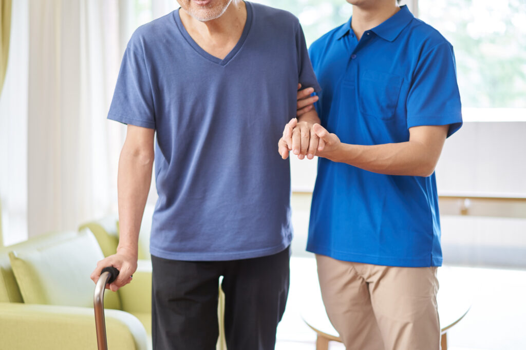 家族介護の記録を介護ブログにまとめるイメージ