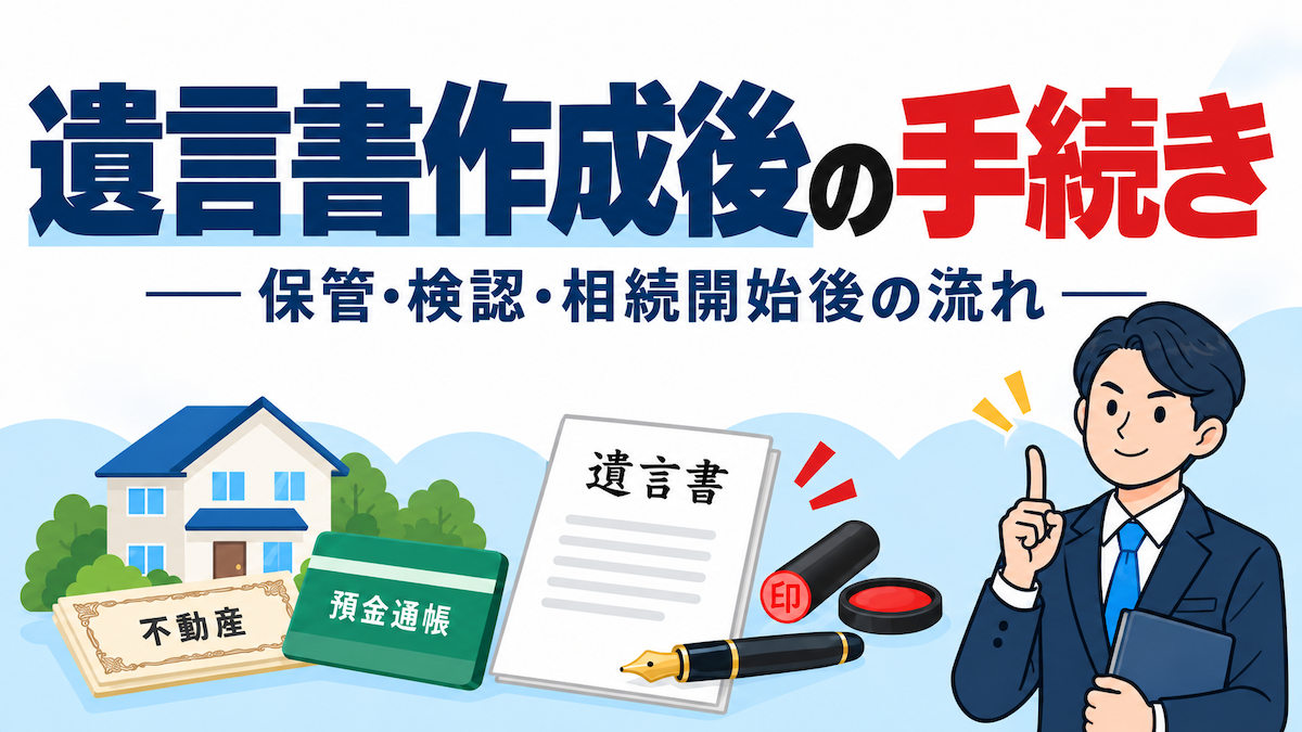 遺言作成後