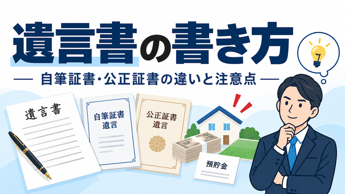 遺言書書き方
